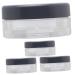 Beatifufu 4pcs Powder Box Makeup Travel Containers Face Blusher Containers Travel Accessories Box