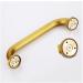 Grab Rail Bathroom Safety Handicap Grab Bar Solid Brass Bathroom Grab Bar Bathtub Support Rails Shower Golden Non-Slip Hand Rail - Buy Online on GoSupps.com