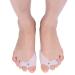 Gel Toe Separator 2 Pairs Thumb Adjuster for Hallux Valgus Hammer Toes Correction Foot Care