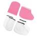 Mikinona 4 Pairs Hand and Foot Mask Fabric Paraffin Socks Moisture Glovesfor Dry Hand Foot Spa Covers Paraffin Bags Hand Spa Gloves Paraffin Wax Gloves Spa Socks Thicken Towel
