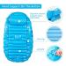 Baby Inflatable Bathtub  Portable Infant Toddler Bathing Tub Non Slip Travel Bathtub Mini Air Swimming Pool Kids Thick Foldable Shower Basin with Air Pump  Blue - Buy Online on GoSupps.com