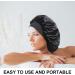Buy LuLiyLdJ Stretch Satin Sleep Cap - Soft Reusable Hair Care Sleep Cap for All Hair Types | International Shipping Available - Buy Online on GoSupps.com