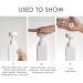 AADEE 250ml Flower-Shaped Foaming Bottle Creative Flower Shape Plastic Press Bubble Soap Dispenser Suitable for Most Canned Liquids in Daily Life Such As Shampoo Shower Gel Hand Soap Etc White M - Buy Online on GoSupps.com