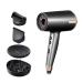Remington One Hair dryer ions 120 km/h air flow for quick drying 4 attachments: Flyaway 2 diffusers width & narrow styling nozzle 8 heating and speed combinations D6077 hair dryer+4 attachments