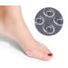 Transparent Oval Gel Foot Corn Rings - 36 Pcs, Self-Adhesive Corn Pads & Callus Cushions for Foot Protection - Buy Online on GoSupps.com