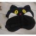 Cute Travel Cat Sleep Eye Mask 2 Pack - Soft Animal Cartoon Blindfold for Women, Girls, Kids - Perfect for Sleep, Plane, Office Nap - White Black - Buy Online on GoSupps.com