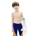 Fasola Kids Cast Cover Arm Waterproof for Shower Plaster Hand Sleeve Dressing Protector for Broken Wrist Elbow Fingers Wound Burns Reusable Cast Bag Full Arm Keep Wounds & Bandage Dry 19 inch 6-7 Yrs (49cm)