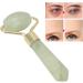 Haosie Jade Stone Facial Roller - 3.3x1.6in Face Massager Mini Handheld Multifunctional Skin Tightening Tool for Face Lifting - Buy Online on GoSupps.com