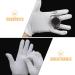 PATKAW 12 Pairs Moisturizing Overnight Gloves Working Cotton Gloves White Cotton Gloves for Dry Hands - Buy Online on GoSupps.com