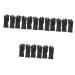 Beaupretty 9 Pairs Shampoo Hair Dye Black Large Thick Rubber Hair Beauty Tools Large Hairdressing Supplies Hair Salon Barber Belt Bulls Man