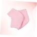 Healeved Feet Heel Socks Gelt Hand Muffs Cracked Heels Moisturizing Socks Round Playing Mat Spa Gloves Dry Heels Socks Gel Gloves and Socks Men and Women Casual Socks Absorb Sweat Pink - Buy Online on GoSupps.com