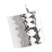 Limtula Metallic Ponytail Holder Metallic Hair Clip For Women Hair Claw Clip Ponytail Clip Buns Claw Clip Metal Hairpin Silver