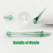 2PCS Green Flosser Replacement Tips for Philips SoniCare AirFloss HX8211/HX8240/HX8140 - Compatible with Philips Oral Irrigator & Dental Flosser - Buy Online on GoSupps.com