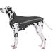 Slowton dogs winter jacket dog coat adjustable neck and breast size pet vest with reflective stripes waterproof dog sweater snowsuit keep warm (L gray) l