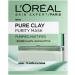 L'Oreal Paris Pure Clay Purity Mattifying Eucalyptus Face Mask 50ml - Single Pack - Buy Online on GoSupps.com