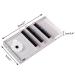 Crystal Glass False Lashes Adhesive Glue Pallet Holder for Eyelash Extensions - 4x2x0.4 Inch - Buy Online on GoSupps.com