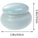 UPKOCH Mini Ceramic Cream Jars for Cosmetics & Toiletries - 4.6X2.7X3.5CM (Blue) - Perfect for Lotion Shampoo & Hand Cream Storage - Buy Online on GoSupps.com