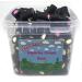 Ellies Jellies Liquorice Cream Rock 793g Square Tub