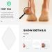 2 PCS WCRUBBERS Dead Skin Remover Glass Scraping Tool - Best Callus Remover for Smooth Feet | International Shipping Available - Buy Online on GoSupps.com
