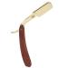 Ergonomic Vintage Beard Razor Stand for Men | Solid Wood & Stainless Steel Holder | Perfect Barber Shop Accessory - Buy Online on GoSupps.com