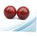 Partykindom 2nd Hand Massage Balls - Strengthen Wrist & Relieve Stress | Wooden Fitness Tool | 6cm Red Bamboo Gymnastics Balls - Buy Online on GoSupps.com