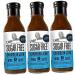 Sugar Free Caribbean Jerk Wing Sauce (3 pack) | Jerk Sauce with Bold Island Flavors thats Gluten-Free, Low Carb, Vegan, Low Fat | Fits Reduced Sugar Lifestyles, Keto Friendly .pack