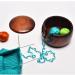 Handmade Dark Wood Yarn Bowl with Lid - Yarn Ball Holder for Knitting and Crochet - 12 Crochet Hooks Included - Buy Online on GoSupps.com
