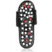 Innovagoods Plantar Fasciitis Slipcase - Acupuncture Massage Slippers with 41 Points Velcro Fastener Size S - Relief for Foot Pain Black White Red - Buy Online on GoSupps.com
