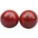 Beaupretty 6-Pack Wooden Hand Chinese Balls | Finger Exercise Stress Relief Massage Balls for Gym & Wrist Workout | Bamboo & Red - Buy Online on GoSupps.com