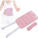 Organic Castor Oil Pack Set for Waist & Thyroid - Reusable & Heat-Free - Detox Liver & Neck - 2 Pack - Buy Online on GoSupps.com