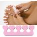 Pink 100 Pcs Disposable Soft Sponge Toe Finger Separators for Pedicure - Buy Online on GoSupps.com