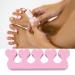 100PCS Pink Foam Toe Separators - Soft Cushions for Pedicure & Nail Polish - Bunion Relief & Hammer Toe Support - Buy Online on GoSupps.com