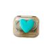 Heart contact lens container portable eye contact liner container mini box container leak-proof with tweezers remover remover tool soaking cleaner base pane holder storage set for green