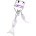 Fovolat Small Eyelash Curler | Precision Fish Tail Shape Lash Curler with Comb Teeth Portable Makeup Supplies Beautiful Ergonomic Eyelash Tools for Eye-Opening Lifted Lashes A4 Chrome Plated With Purple Comb Purple Mermaid - Buy Online on GoSupps.com