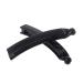 Lyguy Banana Hair Sponge & Clips - 2 Pcs 10 cm Black Square Hair Holders for Ponytails - Buy Online on GoSupps.com