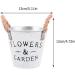 Homoyoyo 8 Pcs Tin Bucket Metal Flower Bucket The Office Desk Decor Galvanized Metal Vase French Country Pitcher Desk Waste Basket Metal Tin Plating Iron Flower Arrangement 13X12cmx2pcs Assorted Colorx2pcs - Buy Online on GoSupps.com