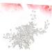 FRCOLOR Bridal Hair Comb hair DIY clips for hair rhinestone headpiece bridal headpiece wedding hair clip floral headpiece rhinestone hair clip hair pin crystal bride hair Floral Hair Clips - Buy Online on GoSupps.com