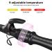 Hair Curling Wand - 1.5" Tapered Ceramic Iron Adjustable Temp Instant Heat Auto Shut Off & Clips | International Shipping - Buy Online on GoSupps.com
