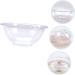FRCOLOR 3 Pcs Lace Washbasin Spa Basin Wash Basin Transparent Bathroom Bowl Laundry Hand Wash Bucket Small Bowl Cosmetics Water Basin Bathing Basin Home Tools Fruit Bowl Pp Fashion 23x23cmx3pcs Transparentx3pcs - Buy Online on GoSupps.com