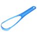 Tongue scraper brush for cleaning the tongue coating for fresh breath for maintaining oral health portable (BLUE)
