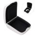 Hearing Aid Protective Case Travel Bag Hearing Aid Holder Portable Hearing Aid Storage Box for Sound Amplifier White