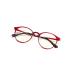 mincl Blue Light and Antifatigue Progressive Multifocal Reading Glasses Women Men Reader Bifocal Eyeglasses with Box (red 2.0)