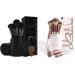 Make-up Brush Luvia Prime Vegan Pro Black & Rosegold & Brush Set Make-up by Luvia make-up brush including noble brush holder & satin bag for cosmetic brushes Beauty Brush Set Prime vegan bundle with make-up from Luvia