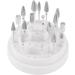 POPETPOP 3 Pcs 48 Nail Bit Holder Display Storage Case Nail Display Stand Nail Drill Bit Holder Nail Drill Bits Holder Display Storage Container Nails Drill Bits Bracket Box White Manicure Size 1x3pcs Whitex3pcs - Buy Online on GoSupps.com