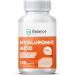 Hyaluronic Acid Skin Supplement 200mg Per Capsule, 120 Capsules, 4 Months Supply - Promotes Skin Hydration, Anti Aging, Joint Support Supplement, Bones and Connective Tissue | Non-GMO and Gluten Free