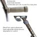 GHFTCCF Adult Crutches Medical Elbow Crutch Folding Aluminum Crutch Height Adjustable Telescopic Forearm Crutch Walking Crutch for Adult Youth Convenient Silver - Buy Online on GoSupps.com