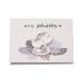 Cute Baby Elephant Grey Photo Album with Silver Stars and Palm Leaves | New Born Baby or Baby Shower Album | 24 Spaces - 4"x6" by Happy Homewares