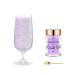 Edible Glitter Shimmer for Drinks -20g Edible Iridescent Rainbow Food Coloring Edible Metallic Powder Luster Dust for Cocktails Champagne Beverages DIY Cake - Violet