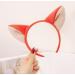Plush Fox Ear Headband Animal Ears Hairband Cosplay Costume Headband Hair Hoop Headwear Halloween Party Hair Accessories - Buy Online on GoSupps.com