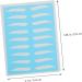 DOITOOL 8 Pairs Eyebrow Training Tool Eyebrow Practice Skin Card Eyebrow Makeup Tool Mold Unibrow - Buy Online on GoSupps.com